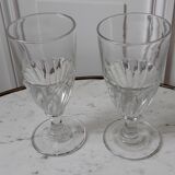 Duo de verres à absinthe fin XIXeme