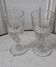 Duo of absinthe glasses late nineteenth century