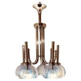 Vintage Murano chandelier, Mazzega, Italy, 1960s