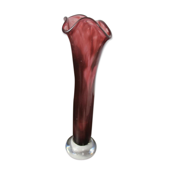 Vase surréaliste en verre par Adam Jablonski