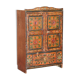 Hand-painted cupboard from Eastern Europe circa 1860.