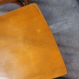 Series of 4 bistro chairs signed Baumann 1950 vintage