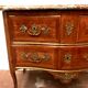 Louis XV saute chest of drawers with curved facade 18th century