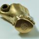hand bronze art paperweight pen holder early XXth