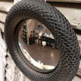 Miroir convexe noir 16 cm