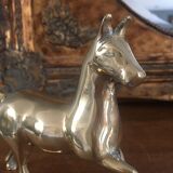 Brass horse