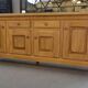 Grand buffet 4 portes en orme circa 1980's