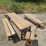 Ensemble table de ferme