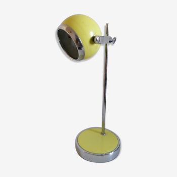 Lampe eyeball de bureau atelier réglable space age vintage