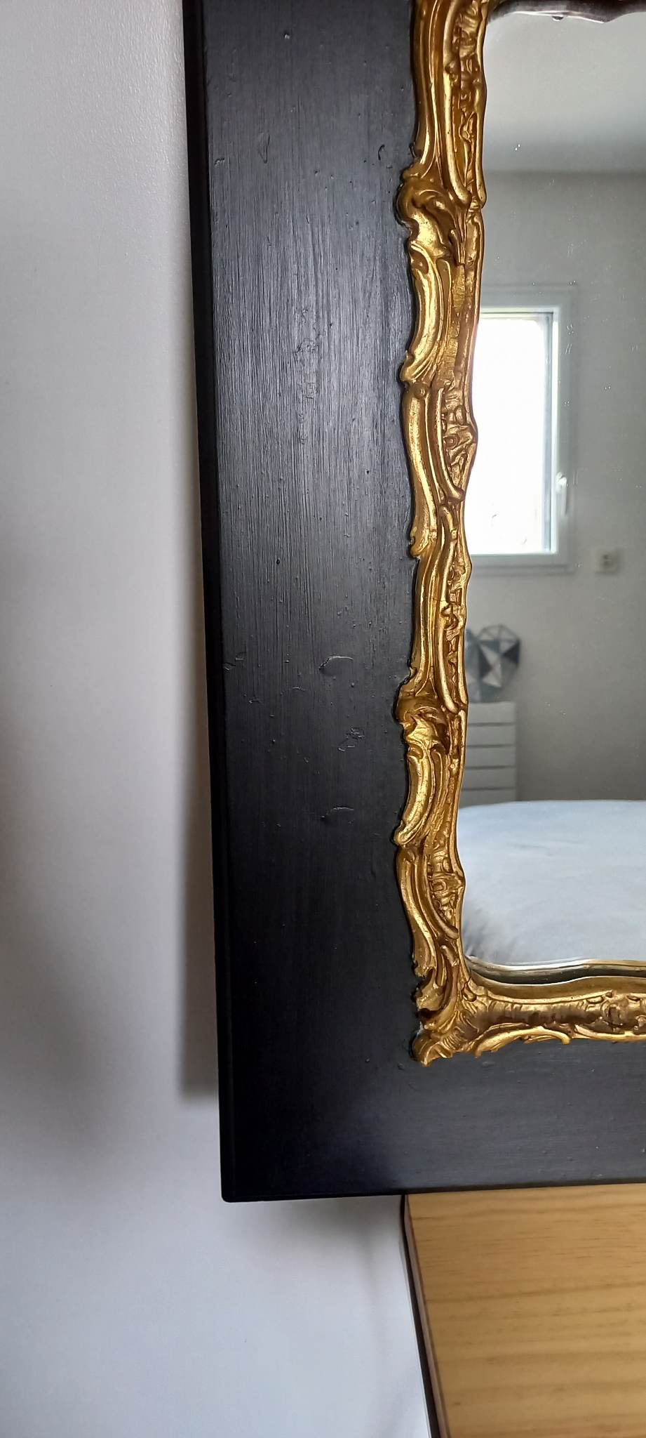 Vintage mirror restyled 53x64cm