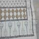 Berber carpet handmade in pure wool beige 78 x 158 cm