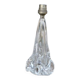 Lamp base in crystal by designer Joseph Bleichner, Saint Louis Crystal.