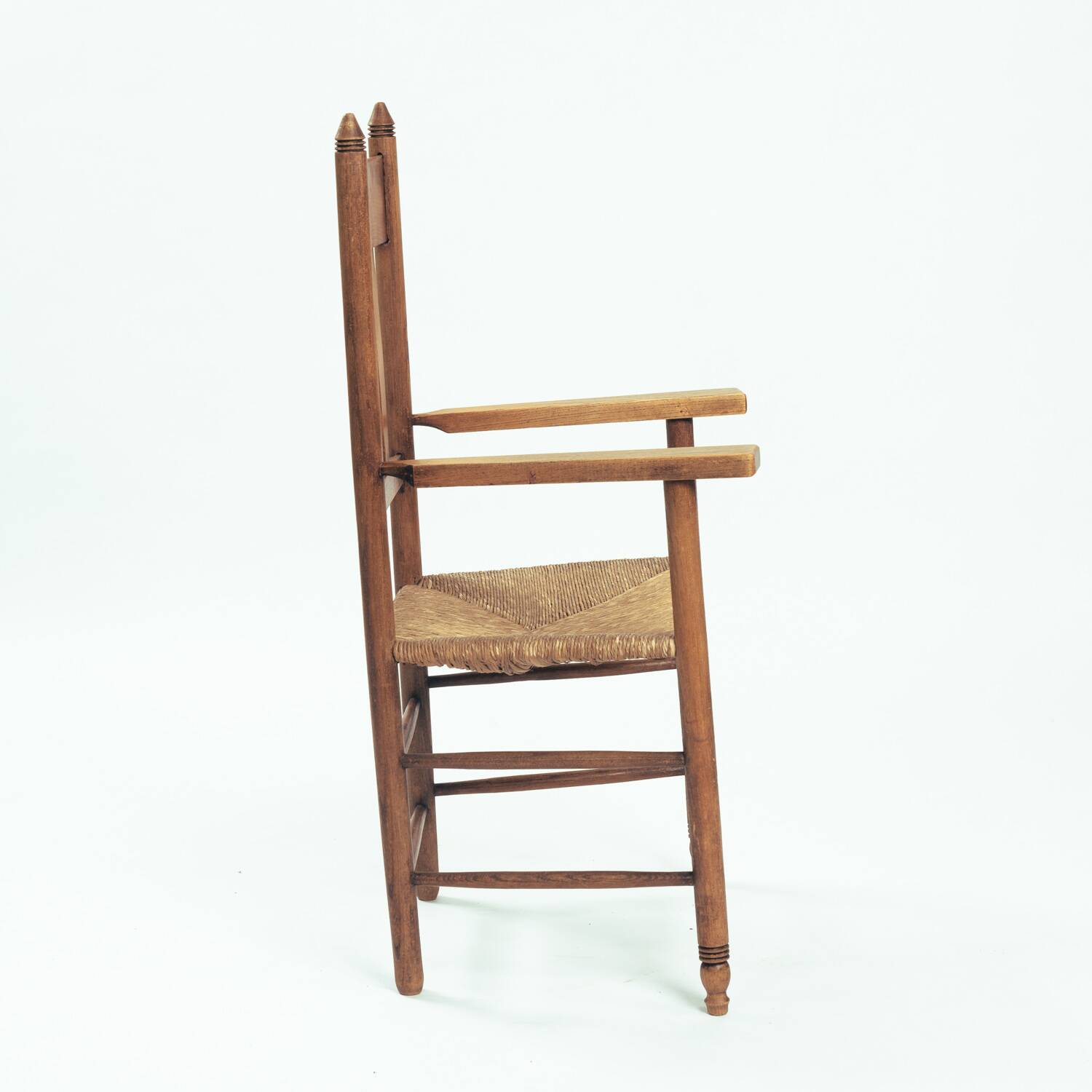 Amsterdam school art deco woven arm chair, 1940s