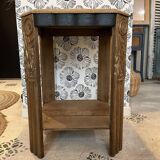 Gaspard wooden pedestal table in Art Deco style