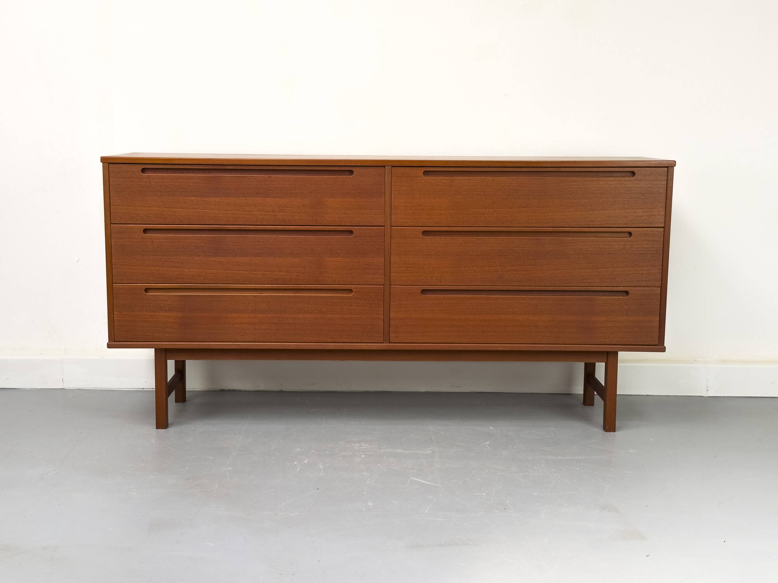 Large Teak Chest of Drawers from Tørring / HJN Møbelfabrik, 1960s