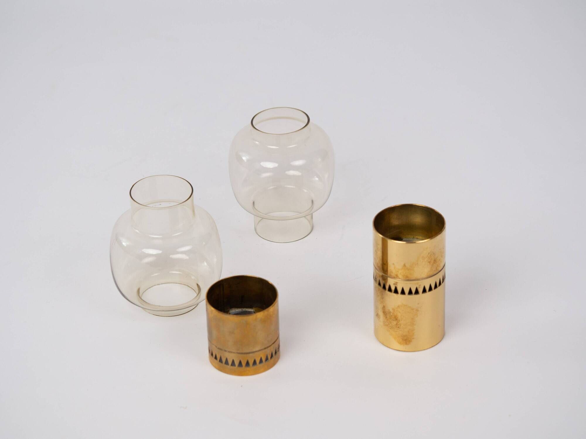 2 vintage candle holders Lotta by Hans-Agne Jakobsson