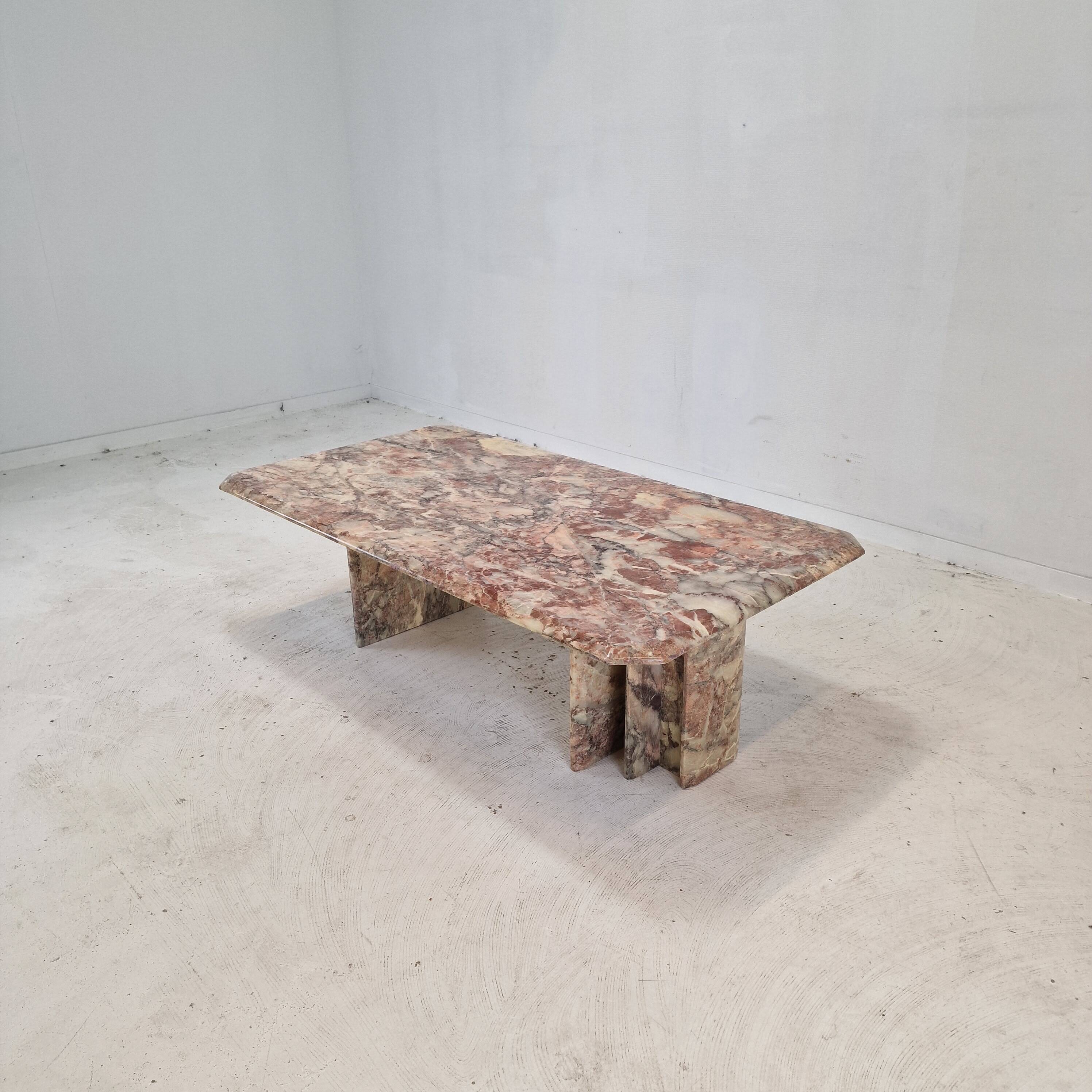Italian Marble Coffee Table, 1980s