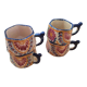 Set of 4 Henriot Quimper cups