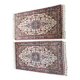 2 vintage silk rugs