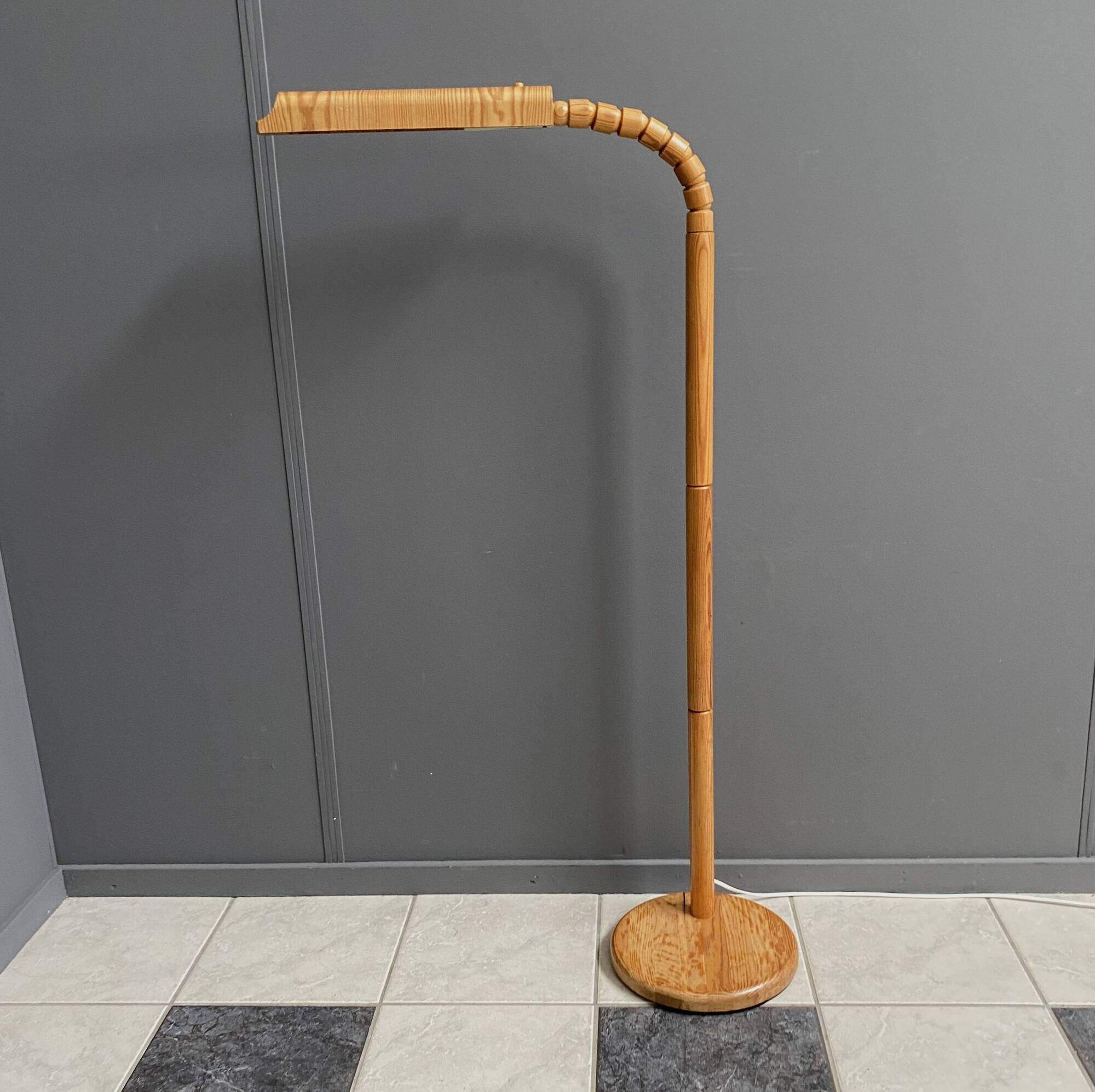 Floor lamp by Solbackens Svarveri from Sewden model 1001