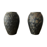 Pots de fleurs en fonte