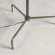 Tripod floor lamp in brass and metal – 50s/60s