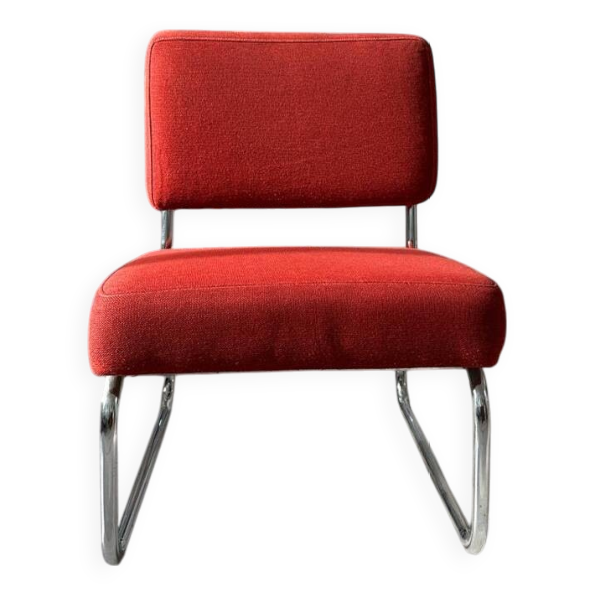 Vintage red armchair