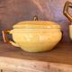 Ochre coffee set signed G. Platon Vallauris