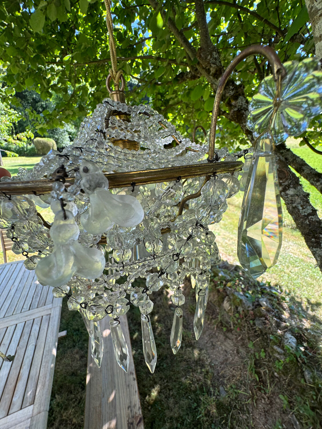 Antique chandelier from the 1930s