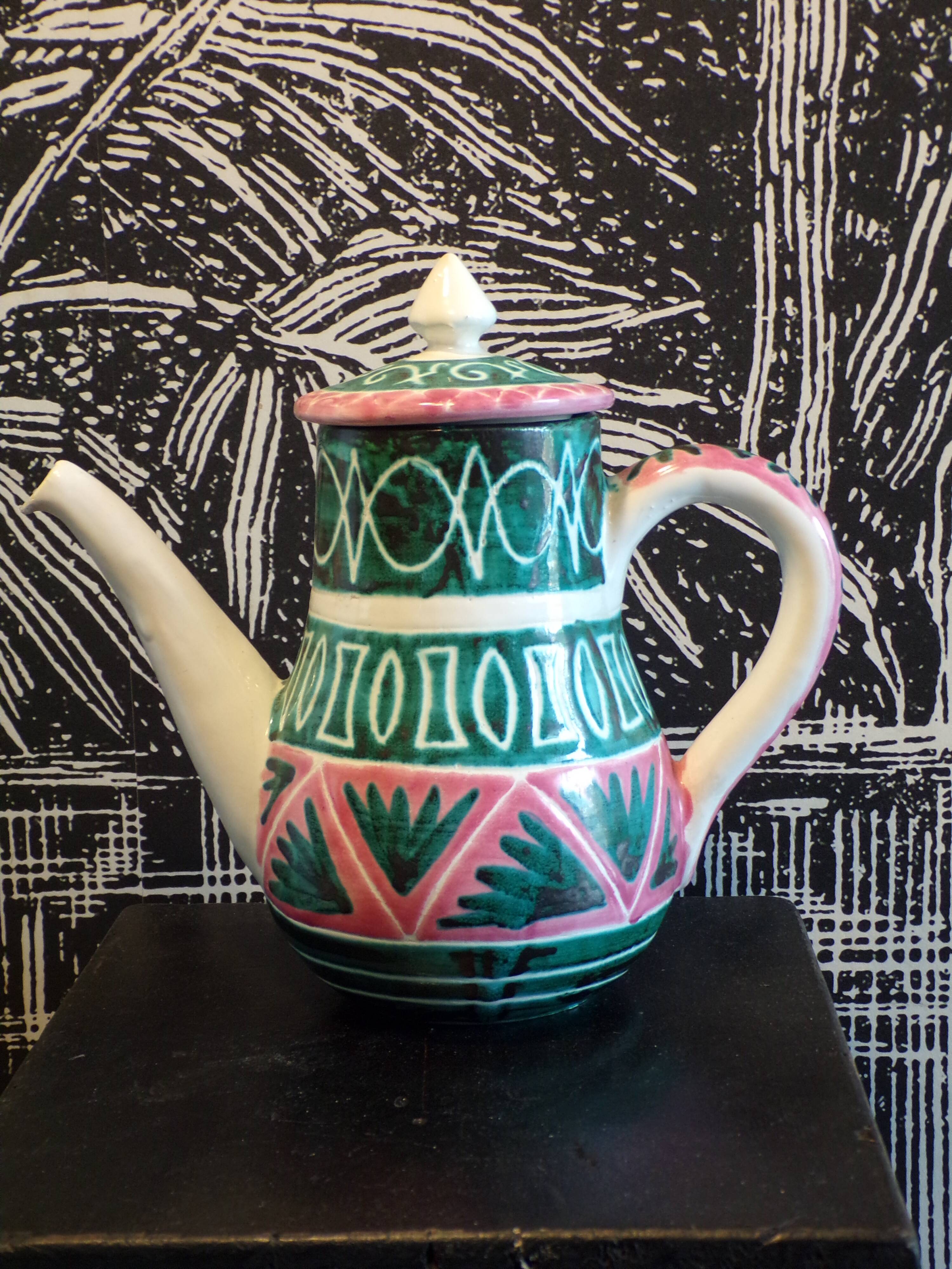 Ceramic coffee maker by Allix Vallauris