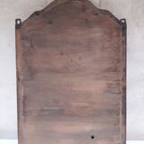 Louis Philippe mirror, mahogany, gendarme hat