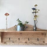 pallet wood wall shelf