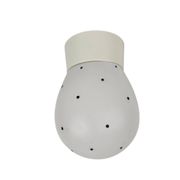 Philips - Flush Mount - Ceiling Light - Dot Pattern - Opaline - 1950s