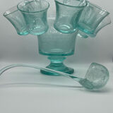 Punch service, Medici sangria in blue bubbled glass