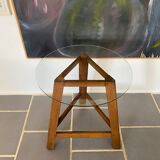 Vintage tripod wood table