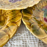 12 dessert plates in Sarreguemines slip