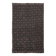 Tapis Kilim Vintage Noir et Brun à Motifs Géométriques, 183x297 Cm