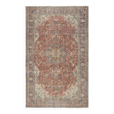 Tapis vintage turc fait main. Tapis en laine traditionnel pour salon ou chambre.