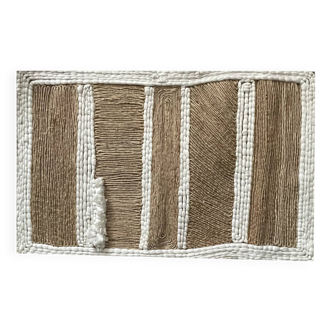 2x3 Ft  -Handstitch Cotton/Hemp Door Mat,Bath,Bed Side,Wall Decor,Entryway,Wall Hanging Rug/Carpet