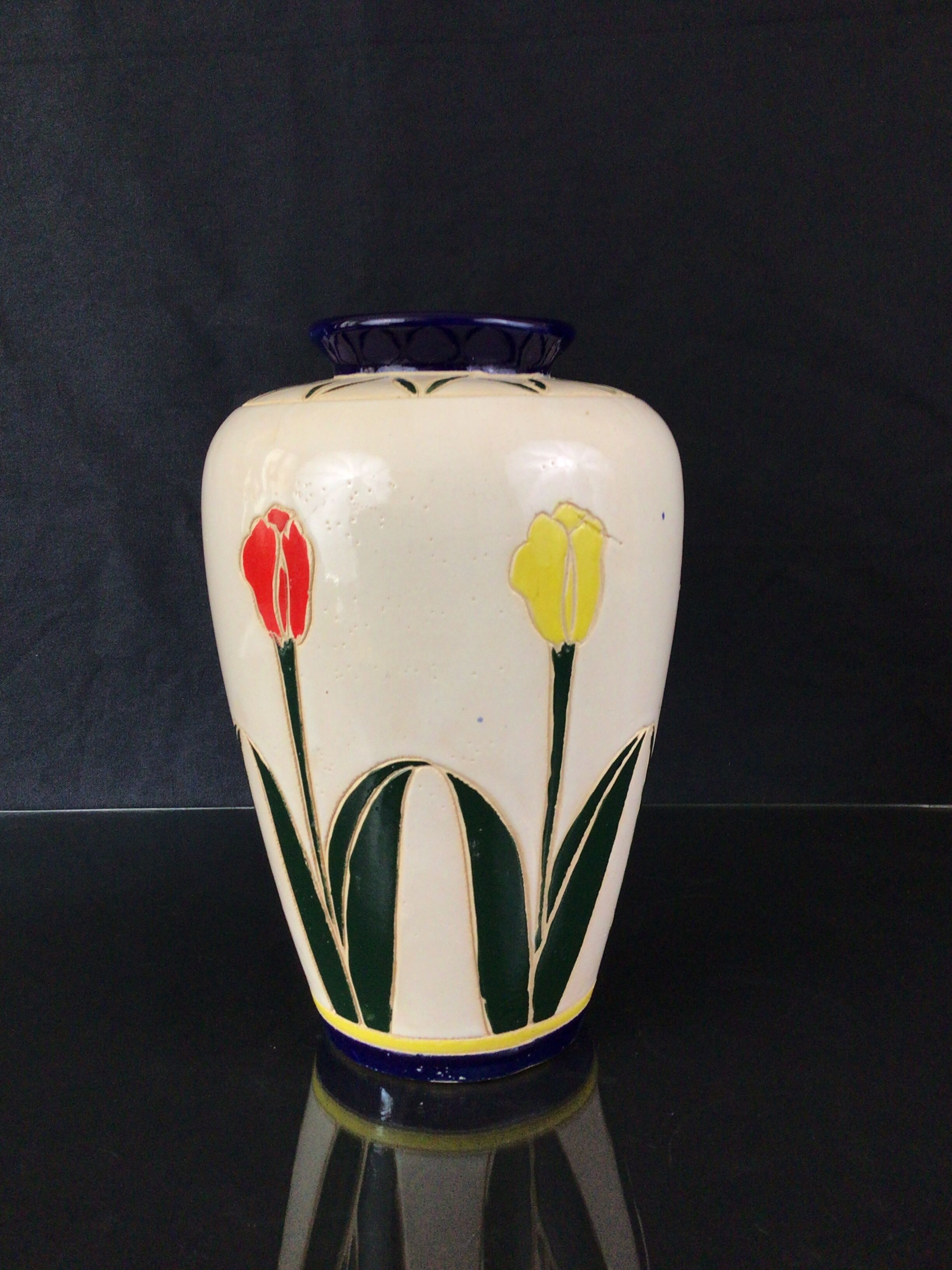 Art Deco ceramic vase