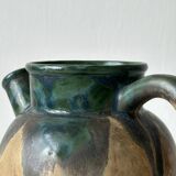 Colorful ceramic pitcher