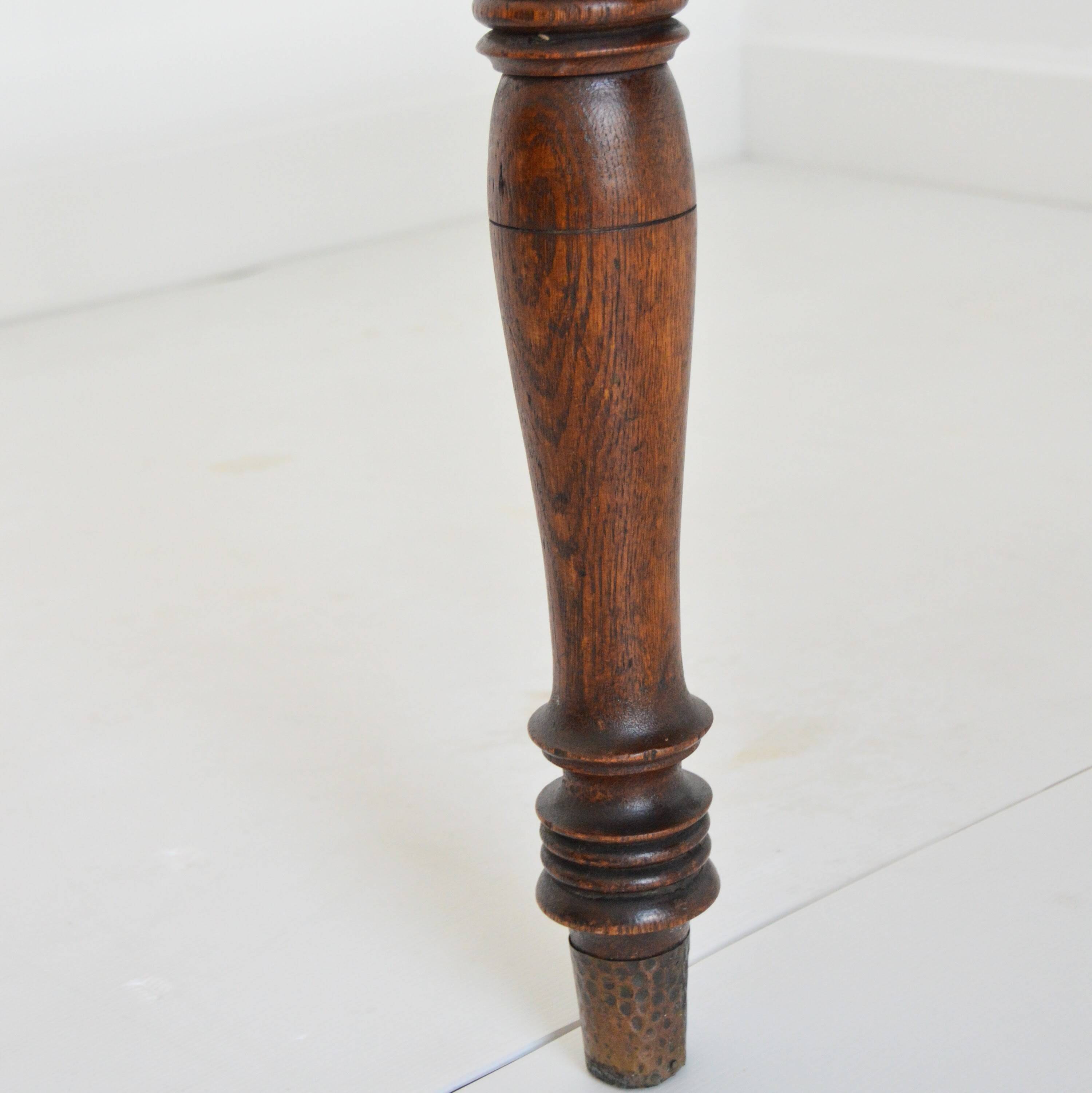 Farm table with extensions from the early 20th century.