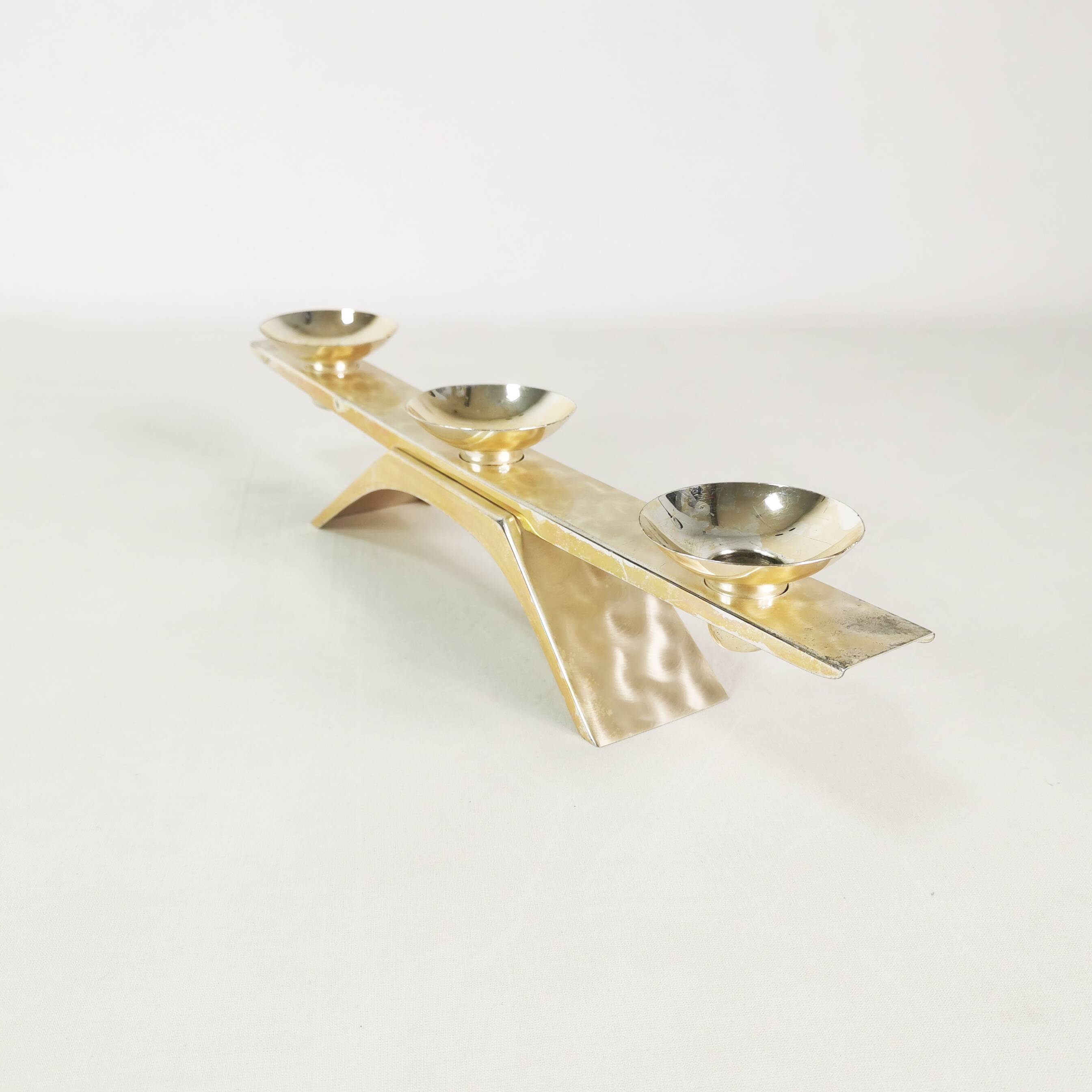 Modernistyczny świecznik WMF, proj. Kurt Radke, late 60.