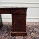 Classic English Partner Desk Green Leather