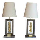 Pair of lamps from the Baguès house