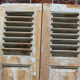 Old pair of wooden shutters 152 cm