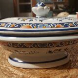 Rouen earthenware soup tureen
