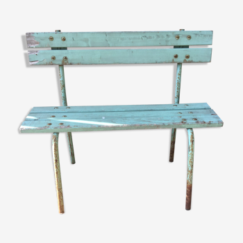 Banc de jardin vintage années 50