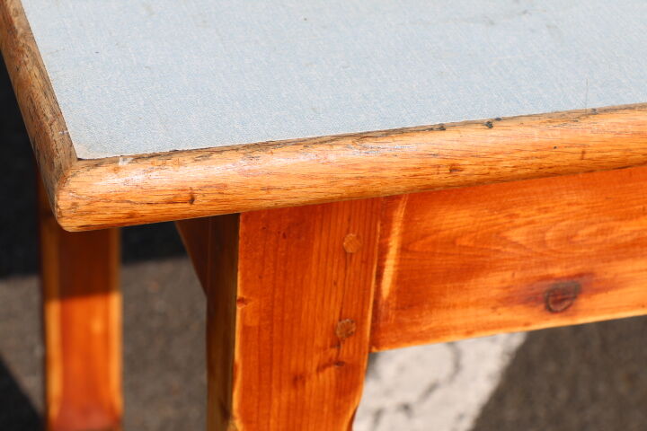 Table blue formica 10 people