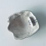 Ceramic wall face signed Il Falco